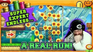 A REAL RUN! | Super Mario Maker 2 Super Expert No Skip with Oshikorosu! [71]