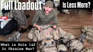 🇺🇦 Ukrainian Plate Carrier/Battle Belt Setup-Combat Medic.  A Working Loadout