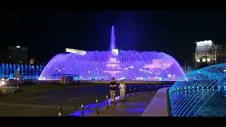 Bucharest fountains show