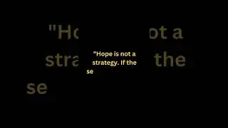 Hope isn't a Strategy ❌ #SmartTrading