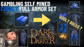 Crafting COBALT Full Plate Armor Set | Dark and Darker