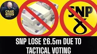 Tactical voters cost SNP &pound;6.5m. It will take a miracle to save them from being BANKRUPT