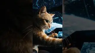 Cat is preparing to go to Mars in ep 50 #starfleet #youtubeshorts #funnycats #viral #asmrsounds