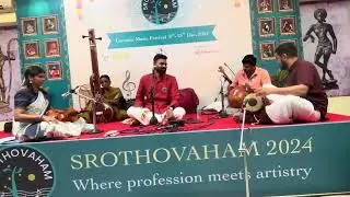 Srothovaham 24 - Tani part 2 - Arvind Shankar and Ganapathy