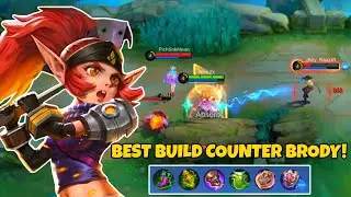 LOLITA BEST COUNTER BRODY GOLD LAND!! LOLITA ROAM BUILD & EMBLEM 2024 | MOBILE LEGENDS