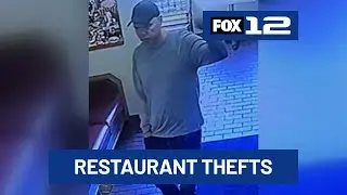 Wanted suspect accused of stealing cash registers, alcohol from Hillsboro restaurants