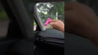 Car Rearview Mirror Wiper, Retractable Auto Glass Squeegee, Water Cleaner with Telescopic Long Rod