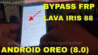 Lava iris 88 Bypass FRP Account google  No PC