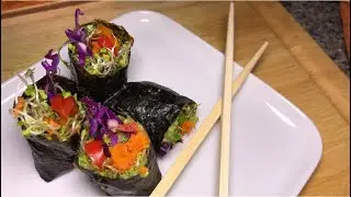 HOW TO MAKE VEGGIE SUSHI ROLLS (NO RICE)