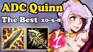 ADC QUINN?! ASSASSINATION IS BACK | LEGENDARY QUINN ADC FULL BUILD WITH ELECTROCUTE | S8 LOL 7.24B