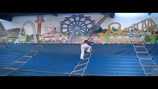 Canada's Wonderland Rope Ladder Challenge