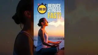 Reduce Stress in 30 Seconds with Simple Breathing Technique | Do This Now to Stop Anxiety #shorts
