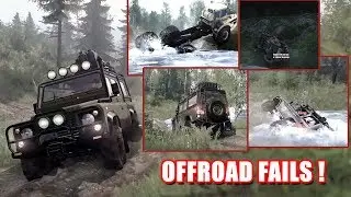 Epic Off Road [ 4x4 ] Fails Compilation | Spintires Mudrunner Game Play