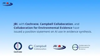 Position statement on AI use in evidence synthesis