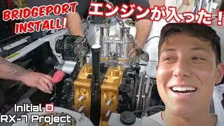 RX-7に激ヤバロータリーエンジンをやっと載せたぜ！メチャ嬉しい！！！🔥😁頭文字D サバンナRX-7 FC 親子DIYプロジェクト Episode 24