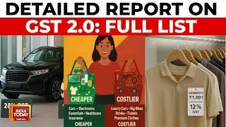 Modi Govt's GST 2.0 Gift!: Your Festive Shopping Guide To What's Cheaper | India Today News