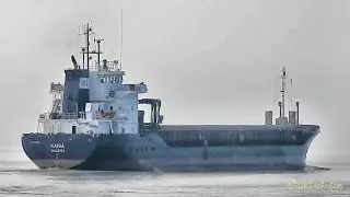 K&uuml;Mo Frachtschiff KAISA 9HRF9 IMO 9333462 Emden Ems Dollart coaster cargo seaship BJ 2005