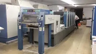 SOLD KBA Rapida 74-5 PWHA used offset printing press - reference 14741