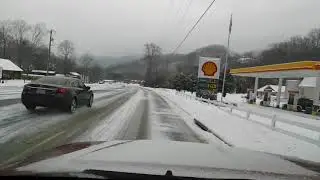 Maggie Valley, North Carolina winter storm of 2018, Soco Rd