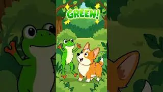 Color Green for Kids - Learn the Colors - Colors Song - Educational Video #green #colors #dogcartoon