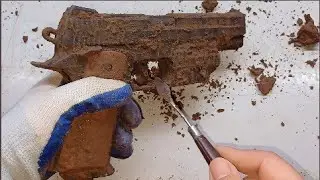 Restoring DESTROYED CZ75 9mm PISTOL (Toy Restoration Game) #ASMR #satisfying