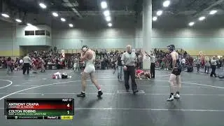 High School (11th - 12th Grade) 145 Colton Robins Fort Atkinson Youth Wrestling Vs Anthony Crapia