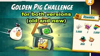 Angry birds 2 Matilda golden pig challenge 5 nov 2025 for both versions #ab2 golden challenge today