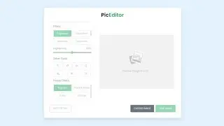Responsive Photo Editor Web App Using HTML, CSS and JavaScript | Image editor | Code With Pawan