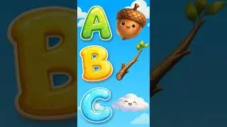 Learn ABC with Nature 🌱(A&ndash;H) | Nature Words for Kids