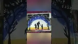 #Shorts #father's day painting #dedicated to papa #youtube video
