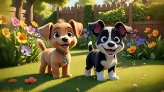 Six Cuddly Puppies Count by Twos | Skip Counting Song | Learn to Count by 2s with Nursery Rhymes