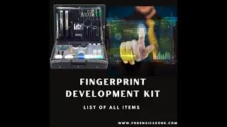 Latent Print Kit | Finger Prints Development Kit | Powder dusting kit