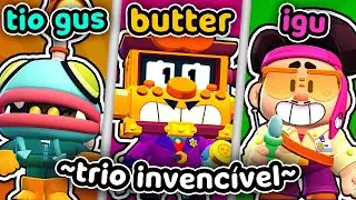Carreguei esses dois anônimos na ranqueada do brawl stars 😁👍 com tio gus e igu