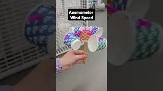 Anemometer #windenergy #windspeed #elementary #science #measure #experiment #stem #teacher #steam