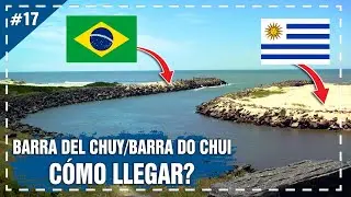 Barra del Chuy -Frontera entre URUGUAY y BRASIL - Rutas del SUR DE BRASIL 😎 - #uruguay