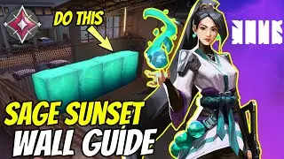 Valorant Sage Sunset Must Know Wall Boosts &mdash; Руководство по Valorant