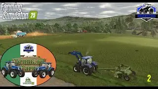 Drumard Farm Ireland...... late summer harvest and mowing