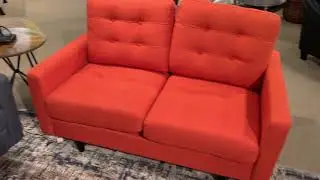 Coaster 505371 505374 Grey Or Orange Mid Century Modern Sofa Set Wyckes Funriture