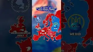 спасла ли ваша страна Европу от монгольской империи? #европа #карта #история #картографирование #...