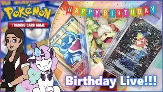 Poke-Birthday! Giveaways, Games, TCG Rips and More! #pokemon #gaming #birthdaycelebration
