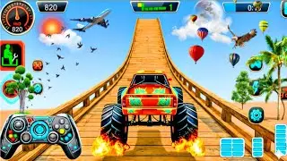 Monster Truck stunts Racing Game: Sky-High Stunts! 🚗 For Toddlers#truckgame