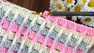 Örmesi en kolay tığ işi bebek battaniye modeli crochet baby blanket