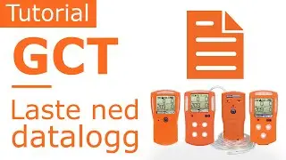 Hvordan laste ned datalogg til gassvarslere fra Gas Clip Technologies