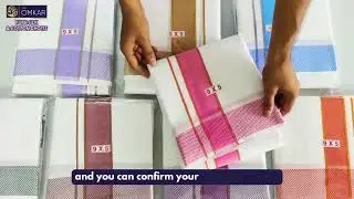 Box Design Cotton Dhoti | Panchakacham | 9x5 | Only Omkar Dhotis | DK International
