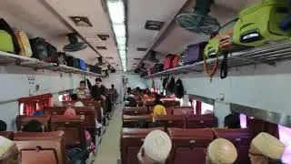 AC Chair Car - Look Inside the coach! Fully packed Tapovan Express (Jan 2019)