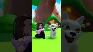 DOG IS JUST A BABY  #robloxshort #shorts #roblox #ropets