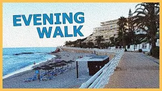 Walk Spain Evening Promenade | Costa Blanca Cabo Roig Aquamarina Beach | Cala De Aquamarina