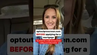 Opt out of allowing your information to be sold BEFORE applying for credit! #foryou #shorts #money