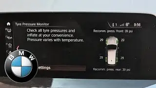How to Change the tyre pressure units on a BMW X3 from bar to PSI 🚗💨❓️ #howto #bmwx3 #tyrepressure