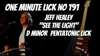 One Minute Lick No. 191 Jeff Healey 